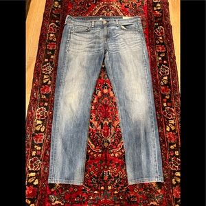 rag & bone Jean THE DRE 31 GUC Made in USA loose straight leg 98% cotton